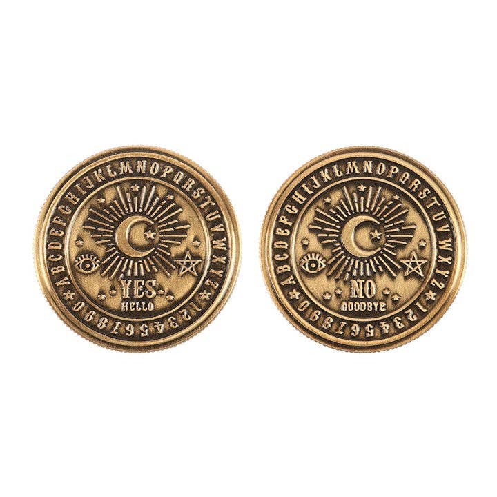 Something Different Wholesale - Wholesale Keepsake Coin/Token - Set of 27 Yes or No Decision Making Coins in Display