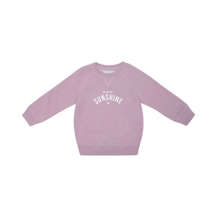 Violet 'YOU ARE MY SUNSHINE' Sweatshirt for wholesale by Bob & Blossom Ltd