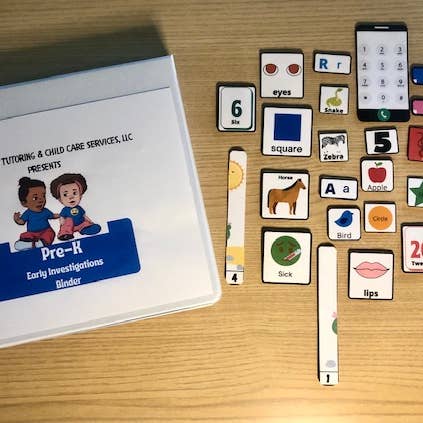 Pre-K Early Investigations Binder for wholesale by Twin Mission Tutoring