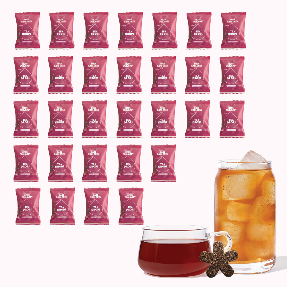 Tea Drops - Wholesale Tea Bags - Rose Earl Grey Tea Single Serves - 30 Unit Bulk Bags1