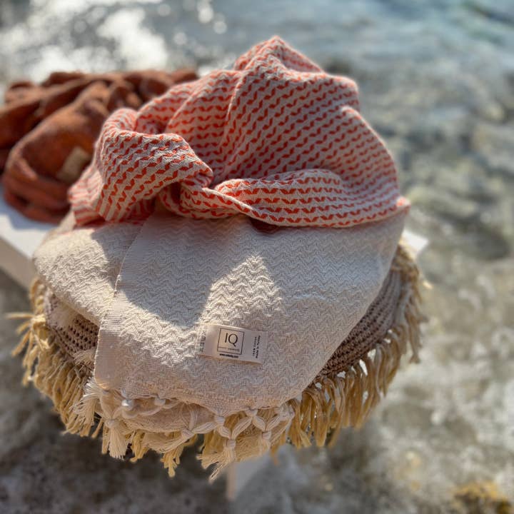 cotonIQ - Wholesale Bath Towel - hammam towel | sauna towel | beach towel | Colombia|grey|180x100cm