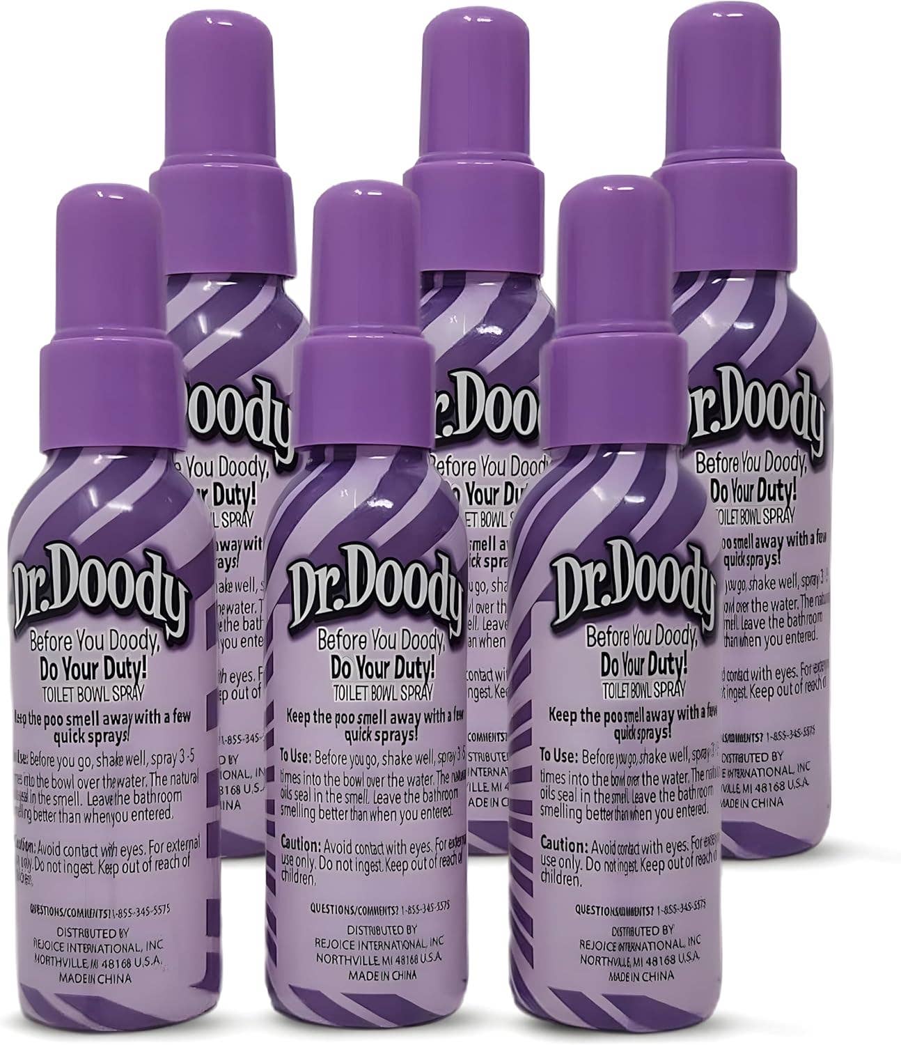 Innovarix - Vente Désodorisant pour toilettes - Spray Toilette Dr. Doody Lavande Tush - 1,85 oz.3