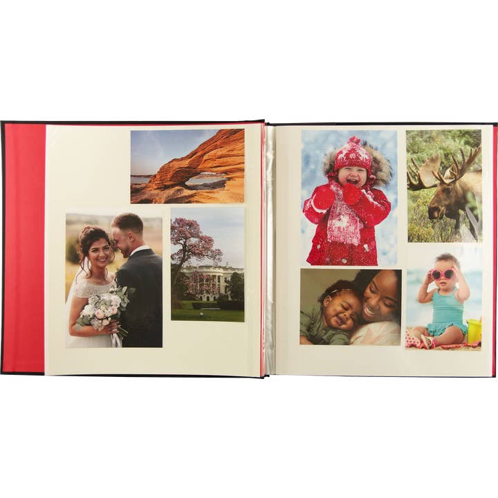 Peter Pauper Press - Wholesale Photo Album - Black Deluxe Photo Album (Holds 200 photos)