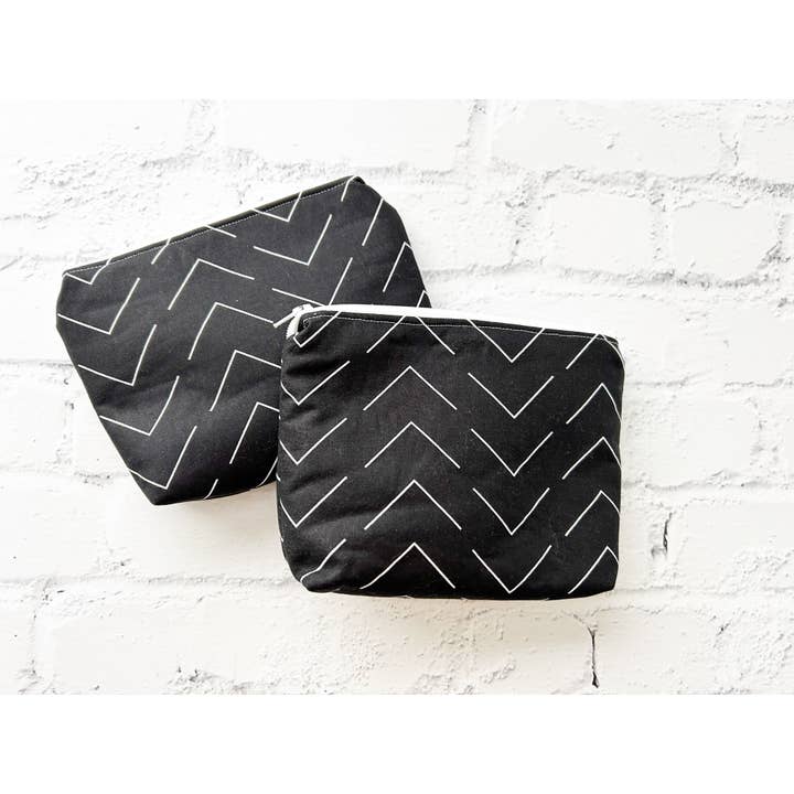 Small Cosmetics Bag, Make up bag, Toiletry Pouch for wholesale by Mangham Made