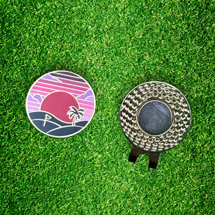 Bombshell Golf - Wholesale Sporting accessories - Sunset Ball Marker4
