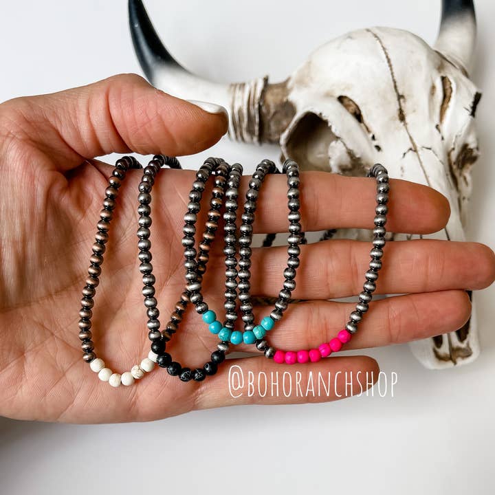 Boho Ranch Shop - Wholesale Choker/Collar - Western Navajo Bead Choker Necklace