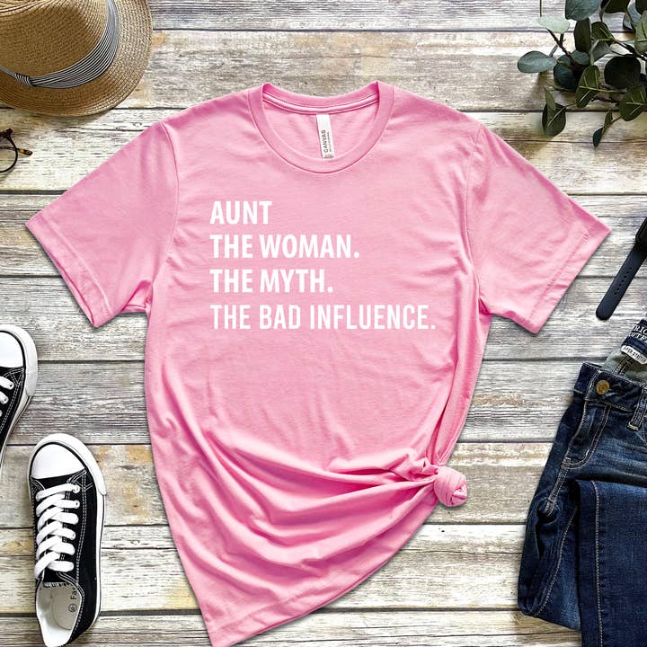 Camiseta Funny Aunt para venta al por mayor de Potter's Printing