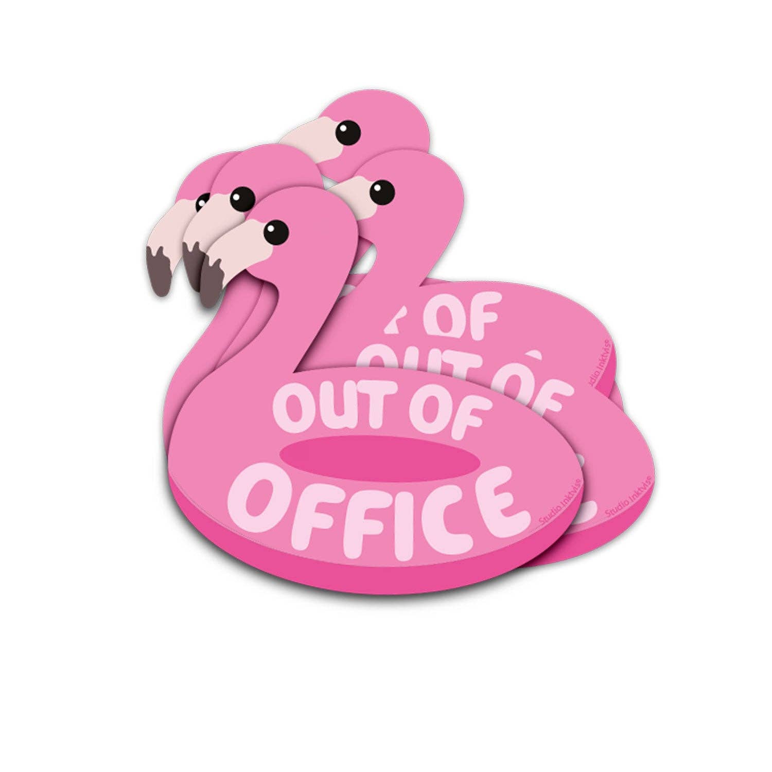 Studio Inktvis - Wholesale Sticker - Sticker Out of Office Flamingo0