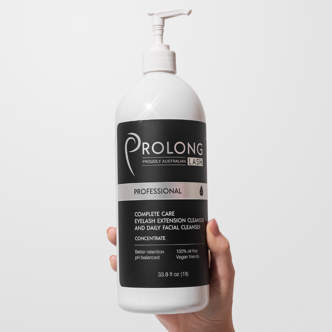 Prolong Lash - Wholesale Eyelash/Brow Serum - EYELASH EXTENSION CLEANSER CONCENTRATE - 1 Litre Pump Bottle6