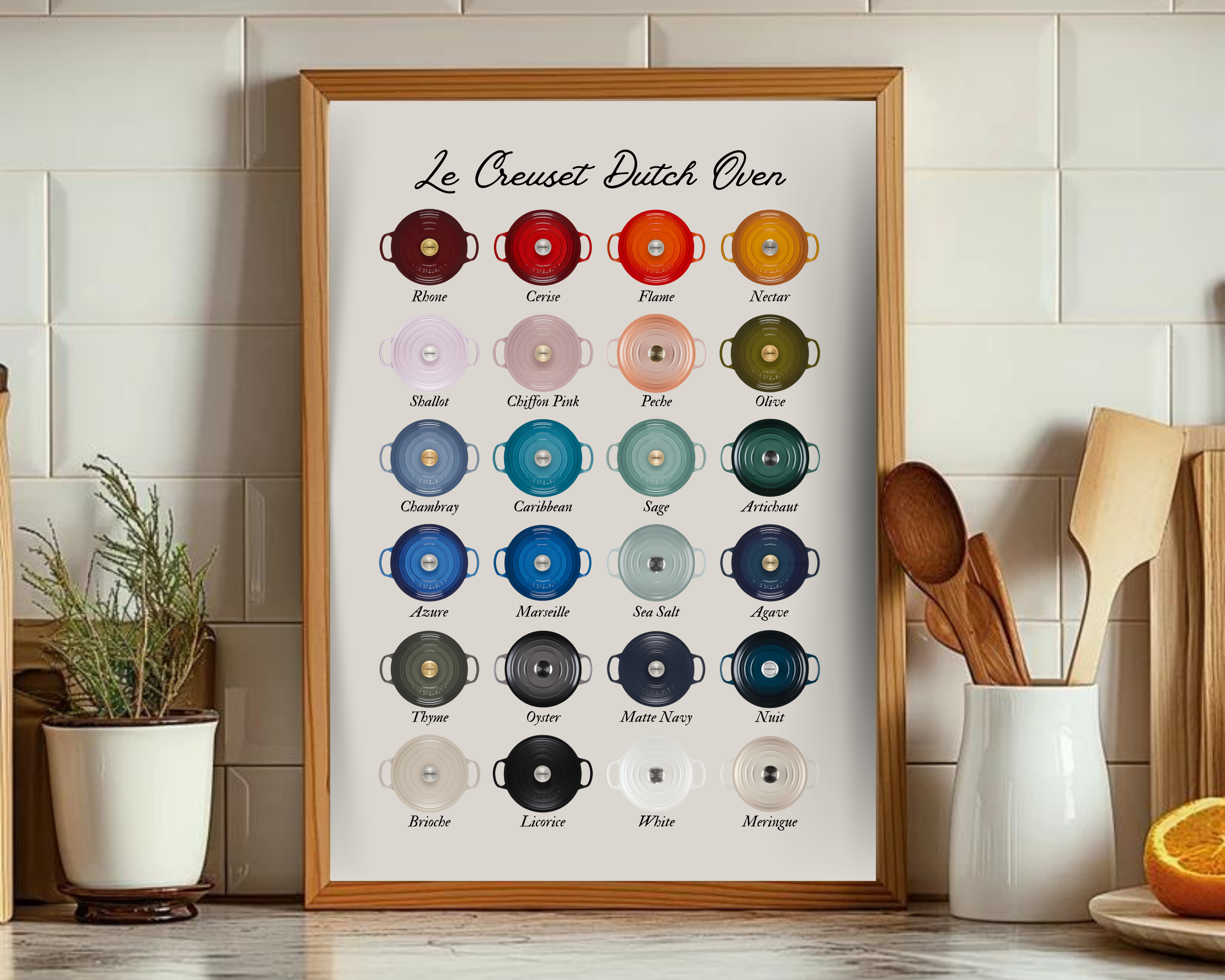 Olive Street Collective - Wholesale Art Print - Le Creuset Print1