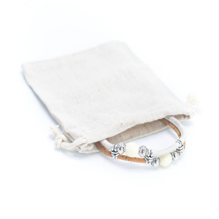 Meninas Bonitas Cork - Wholesale Pouch - Women's - 10*11cm/12*17cm Linen Potli Pouch for Jewelry L-914 (5units)