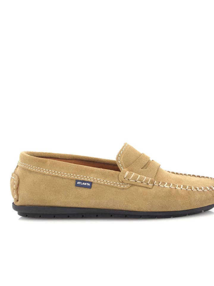 032 Walkers - beige suede for wholesale by Atlanta Mocassin