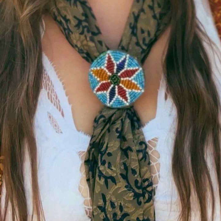 Wylder Trading Company - Wholesale Bandana - Unisex - Silk Bandana Cowgirl Boho Western Eclectic Scarves Ethical8