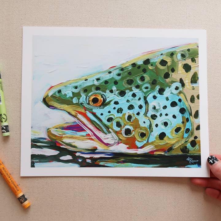 Mckenzie Kvalsten - Wholesale Art Print - Fine Art Print Trout Variety Pack of Three1
