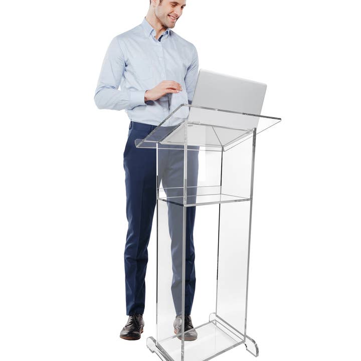 DesignStyles Home – wholesale Outdoor ornament/decor – Stylish Acrylic Shtender Podium for Public Speaker
