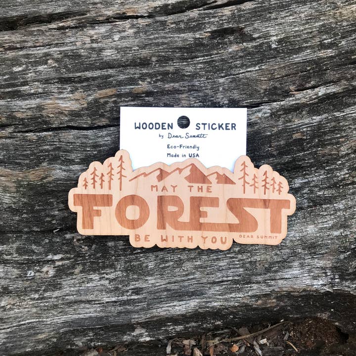 Dear Summit Supply Co - Wholesale Sticker - Explore Our National Parks - Wood Sticker1