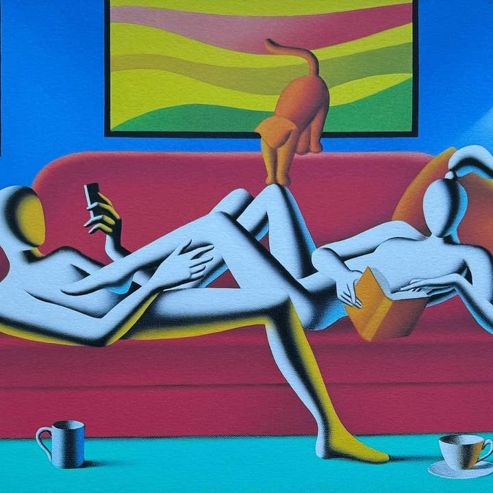 Het perfecte moment | Mark Kostabi voor wholesale door Arte Focus