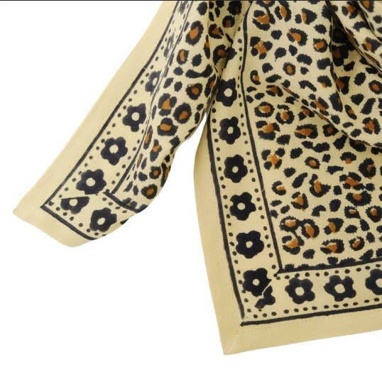 Love Explorers - Wholesale Head Scarf - Women's - Leopard scarf - My essential large beige Leo