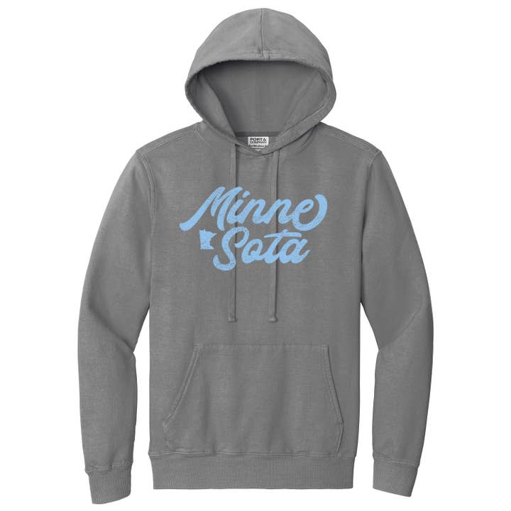 Minnesota Script Premium Hoodie for wholesale by 218 Clothing + Gift