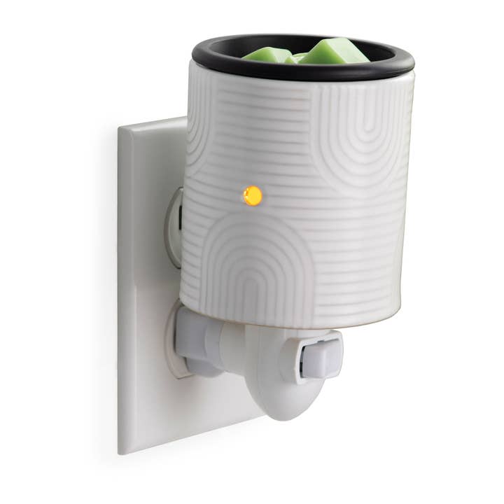 Arch Deco Flip Dish Pluggable Fragrance Warmer for wholesale by Candle Warmers Etc.