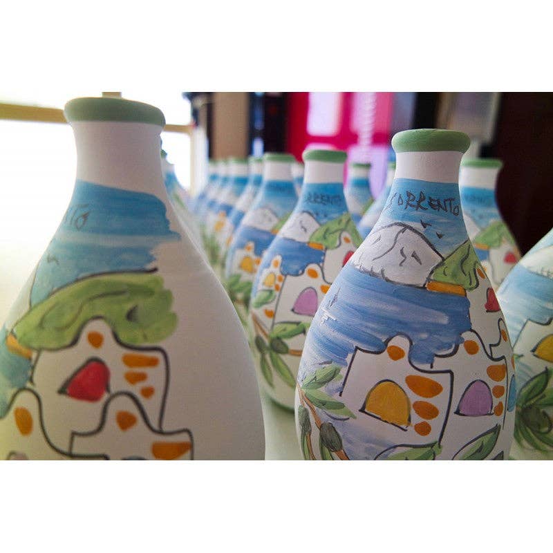 Italian Within – Azeite por atacado – Frasco de Pintura 'SORRENTO' Dolceterra Azeite Virgem (Handmad1