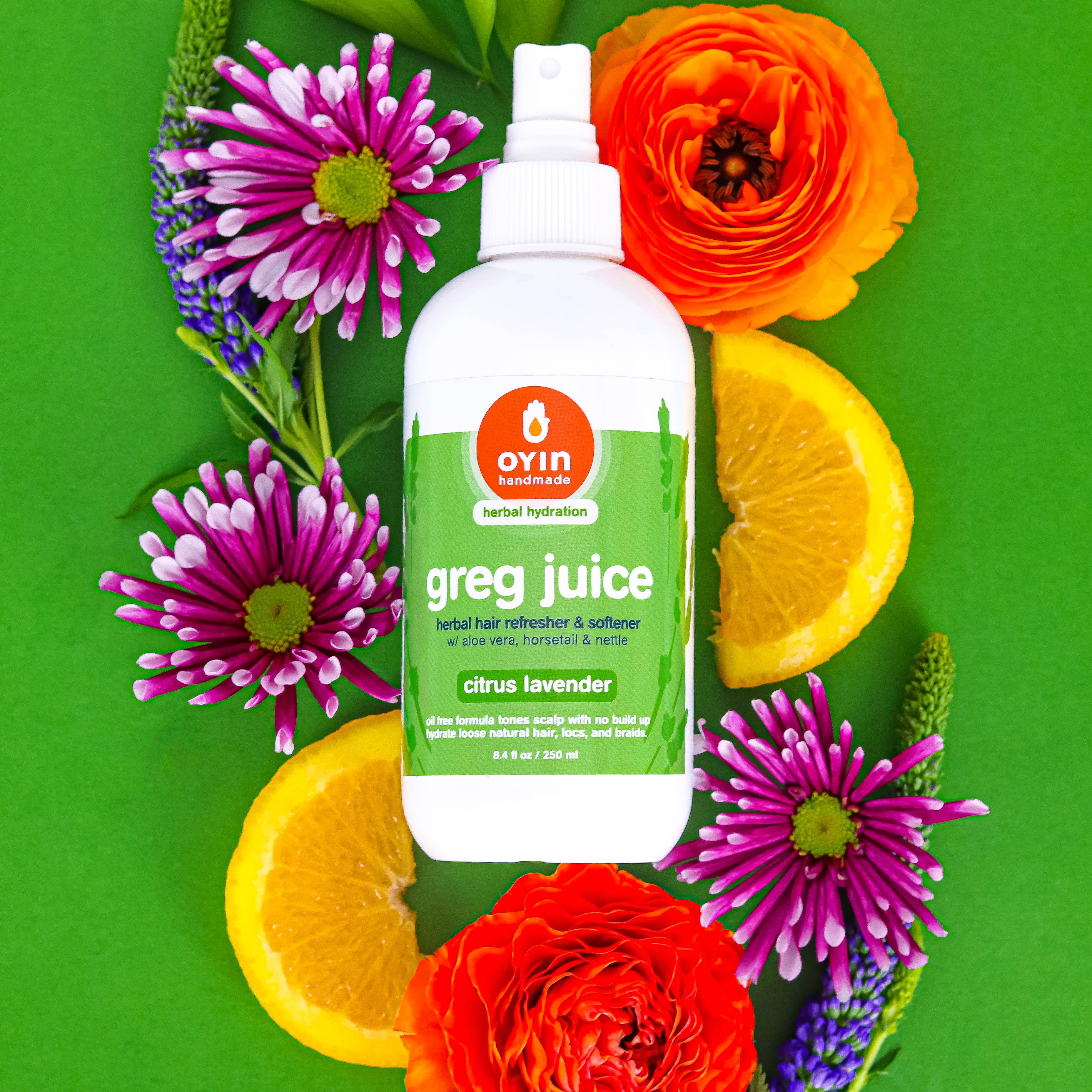 Oyin Handmade - Wholesale Hair Leave-In Conditioner - The Juices -  Herbal Leave-Ins (3 fragrances) Case(6)6