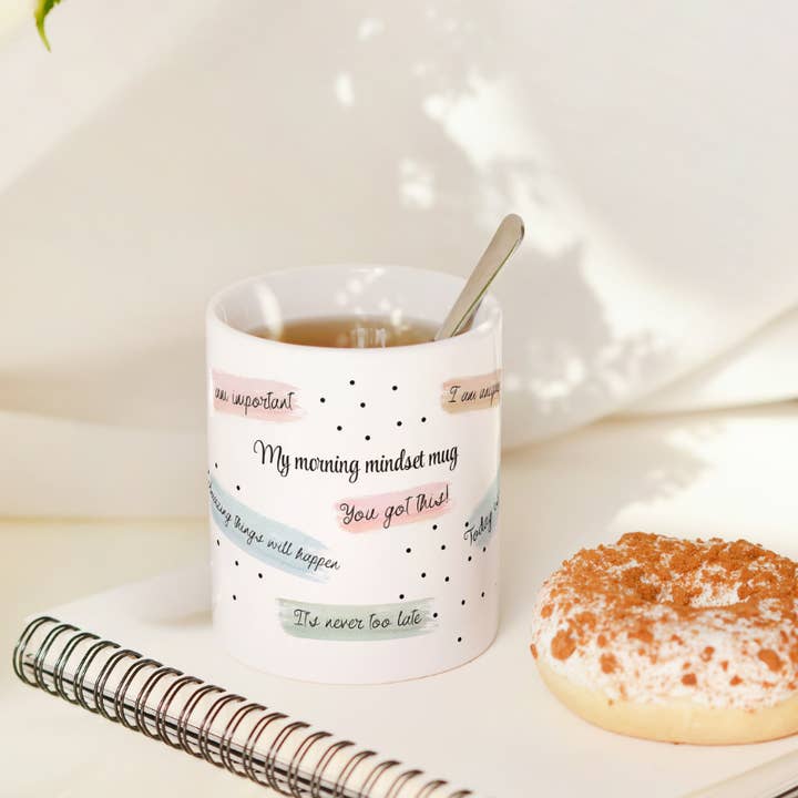 Motivationskrus - affirmationer positivitet selvpleje for engroshandel hos Birds & Crafts