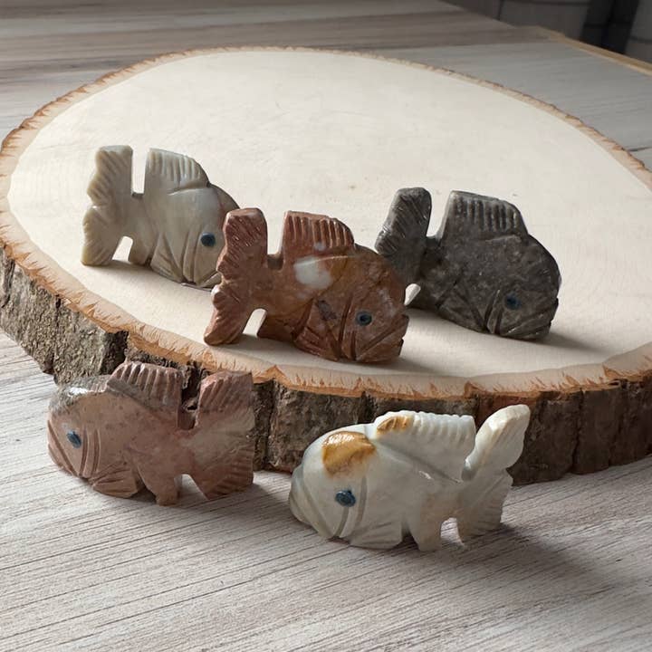 Pebble House - Wholesale Spiritual Stone/Crystal - Soapstone Animal Carving 30+ Varieties - Crystals & Stones12