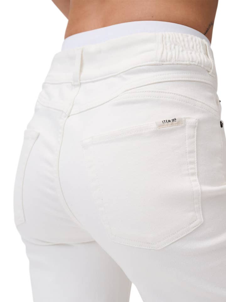 Cropped High Rise Denim Pants for wholesale by ITEM m6