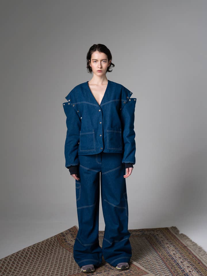 2-in-1 spijkerjack voor wholesale door FUTURE PLANET OF STYLE