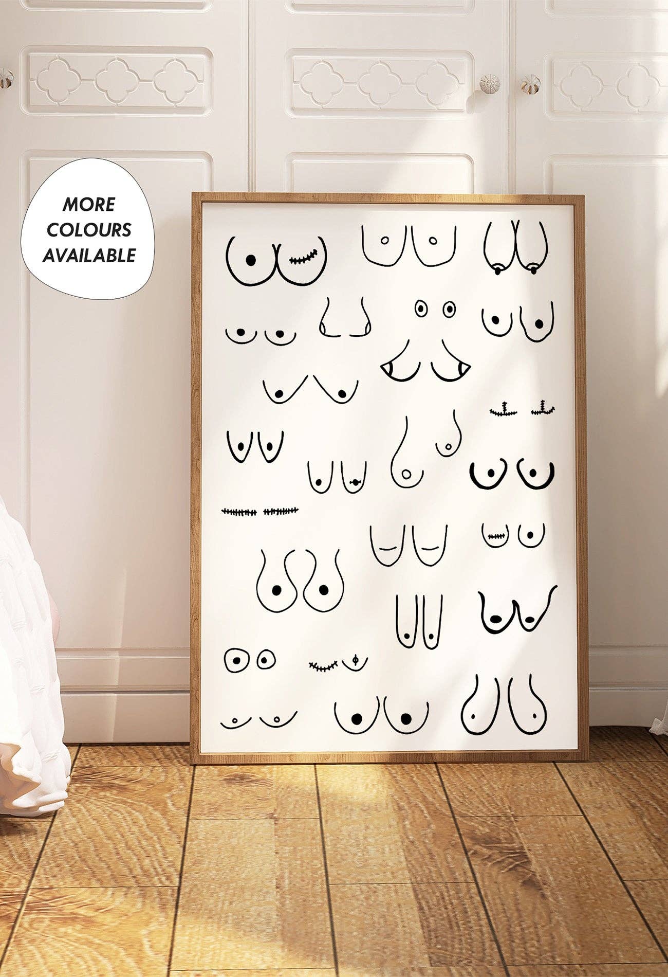 THE WALL HABITAT - Wholesale Poster - Boobs Feminist Art Poster Print4