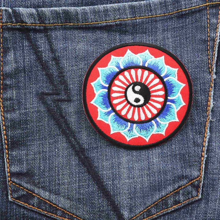Tribal Trade GmbH - Wholesale Patch - Yin Yang Flower Patch8