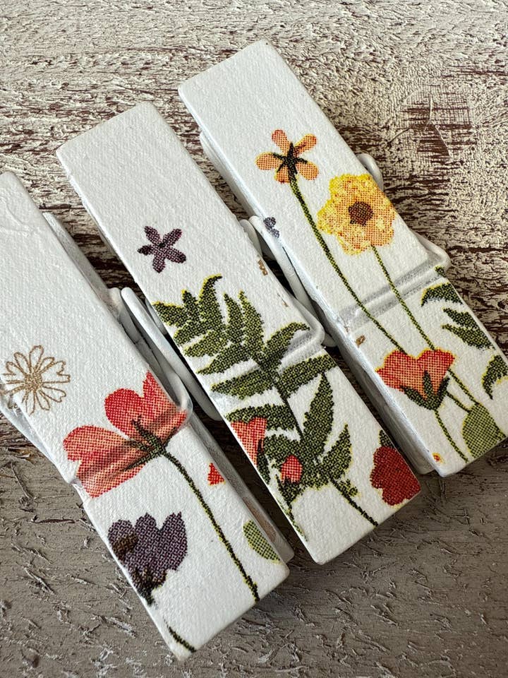 Flower Bouquet Snack Bag Chip Clips Favor for wholesale by NanCBeeCreations