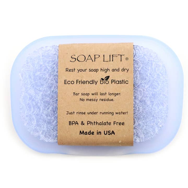 Waterfall Soap DISH SET w/ Soap Lift - Crystal for wholesale by Soap Lift