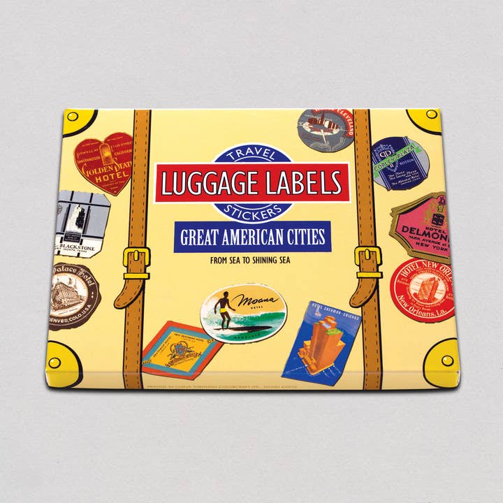 Great American Cities - Stickerdoos voor reislabels voor wholesale door Laughing Elephant