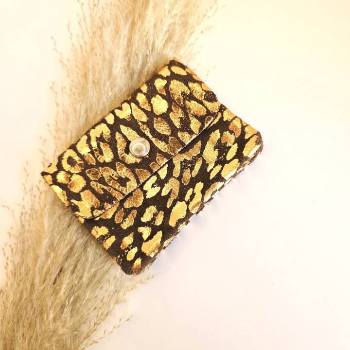 Mini pung leopard brun for engroshandel hos Ibiza Boutique