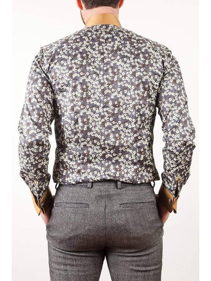 Aayat Menswear – Großhandel Hemd mit Button-down-Kragen – Herren – HERREN HEMDEN MIT FRANZÖSISCHEN MANSCHETTEN, SCHMALE PASSFORM, NANTES