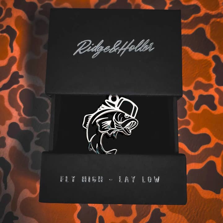 Ridge&Holler - Wholesale Pendant/Charm Necklace - Bass- Stainless Steel Necklace and Pendant1