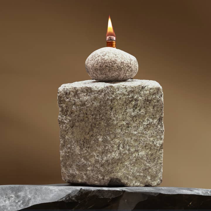 Funky Rock Designs - Wholesale Decorative Torch - Granite Tiki-Torch1