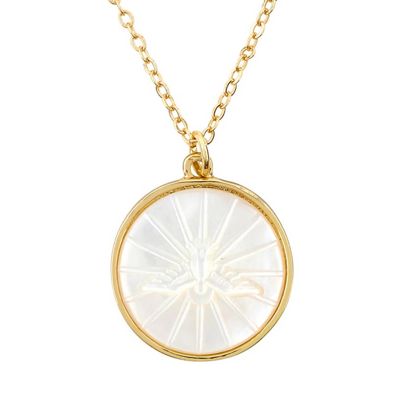 Hail Mary Gifts - Wholesale Pendant/Charm Necklace - Catholic Religious Dove Pendant Necklace Holy Spirit0