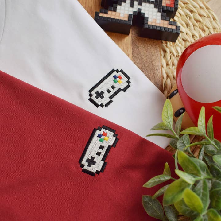 Embroidered T-shirt - Knob for wholesale by Juste un t-shirt