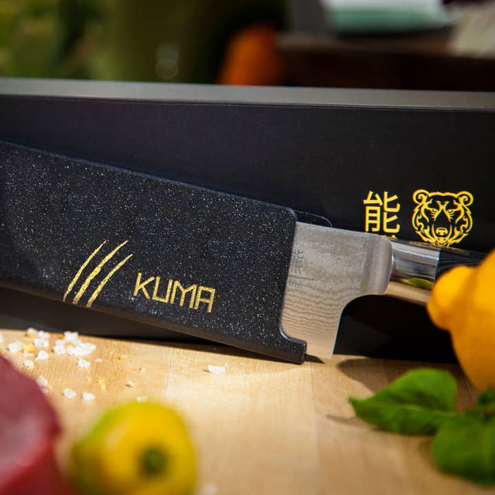 KUMA - Wholesale Kitchen/Utility Knife - KUMA Japanese Damascus Steel Chef's Knife (8 Inch Blade)4