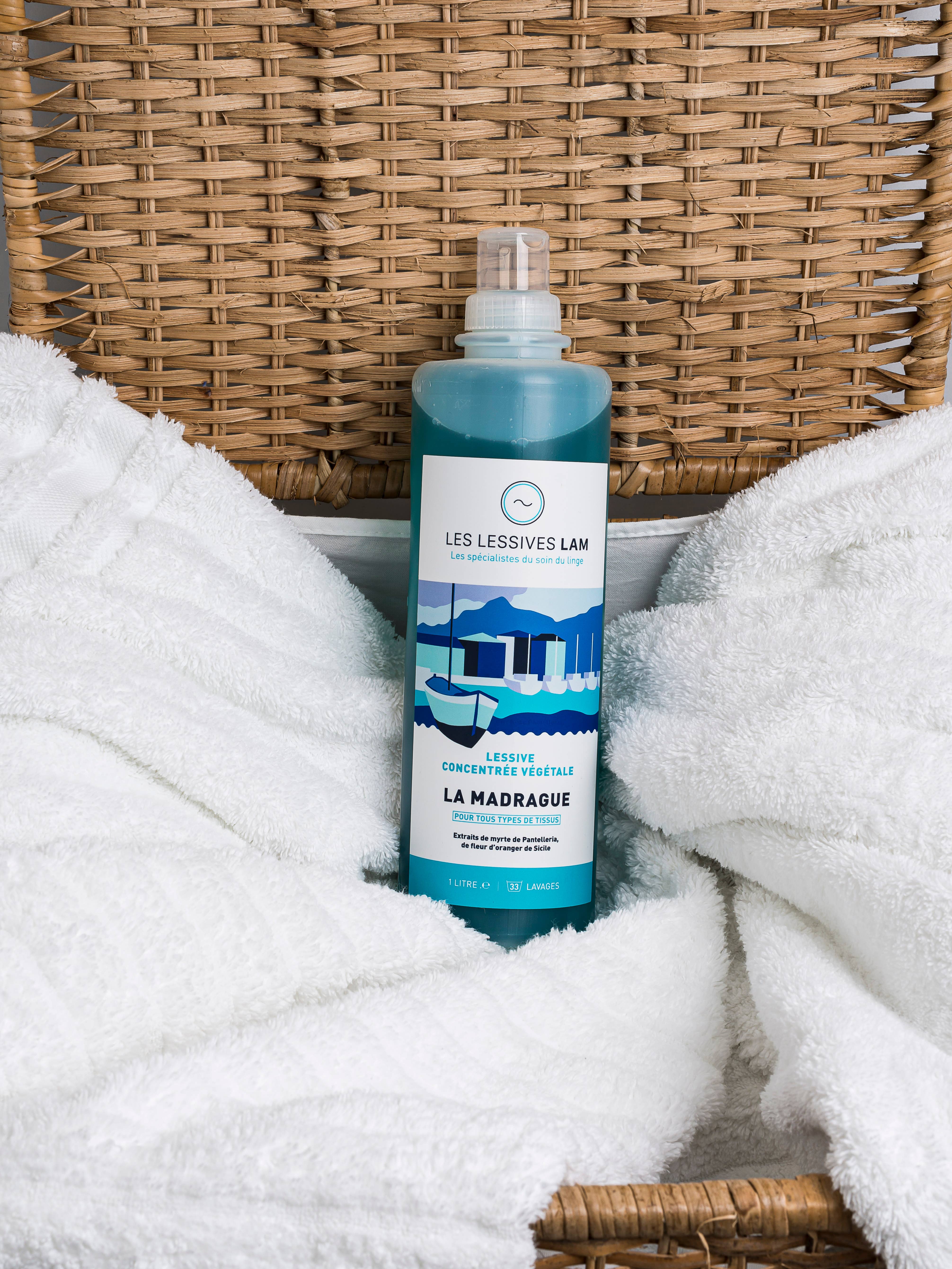 Les lessives LAM - Wholesale Liquid Laundry Detergent - Concentrated vegetable liquid detergent 1L - La Madrague1