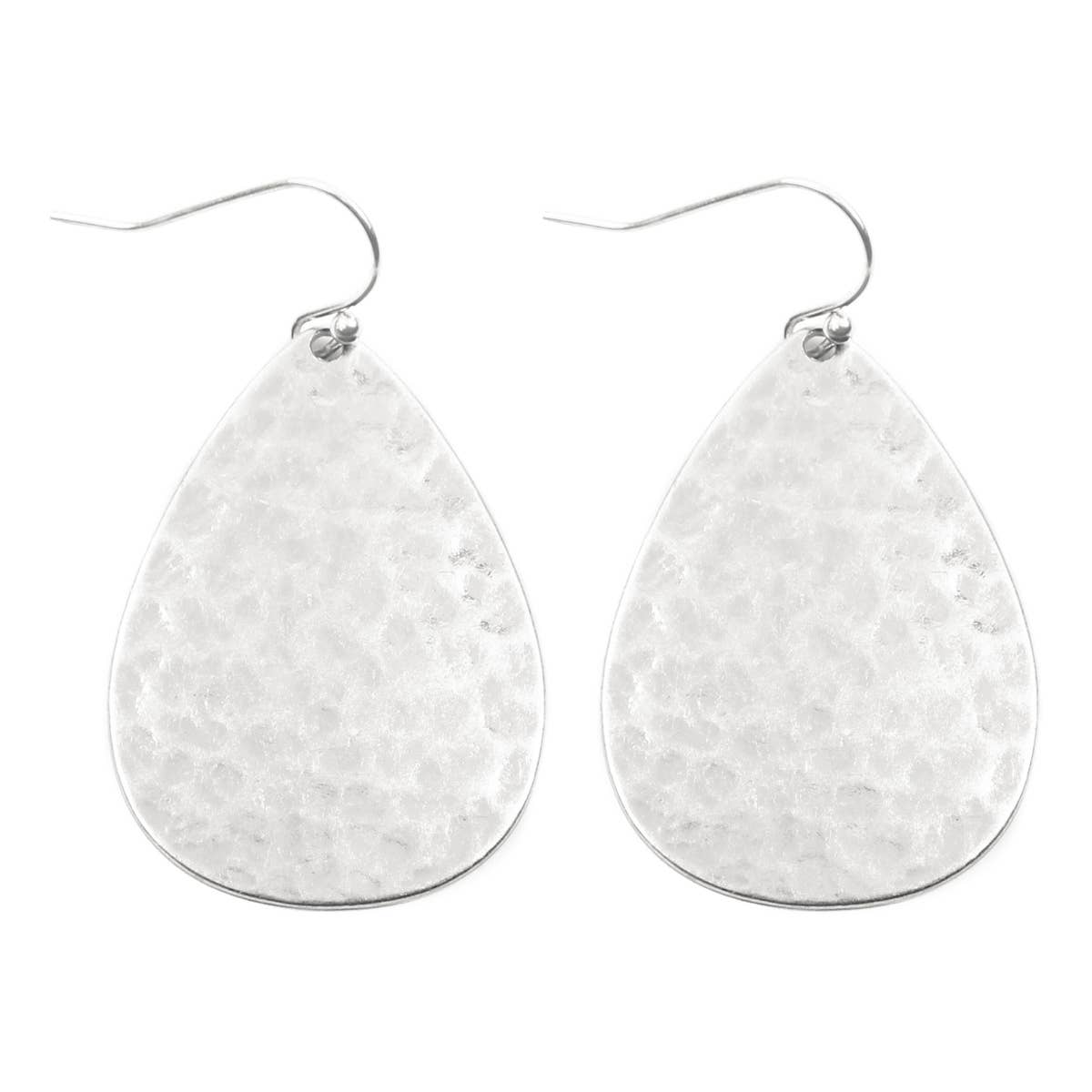 MYS Wholesale Inc - Wholesale Dangle Earrings - Hammered Cast Teardrop Earrings5