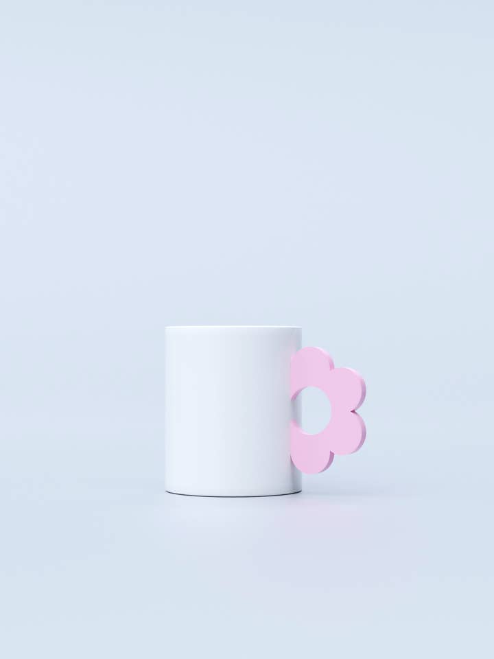 Mug Fleur Rose pour la vente par Fluid market