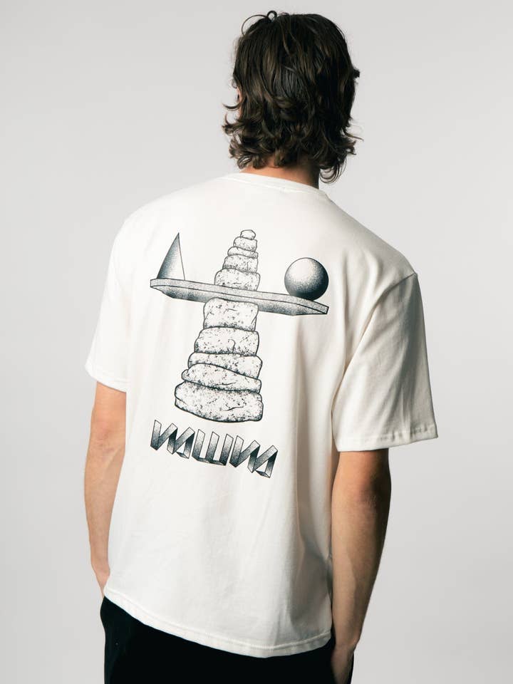 Wawwa Cothing – T-shirt estampada - Unissexo por atacado – T-Shirt Librium Organic3