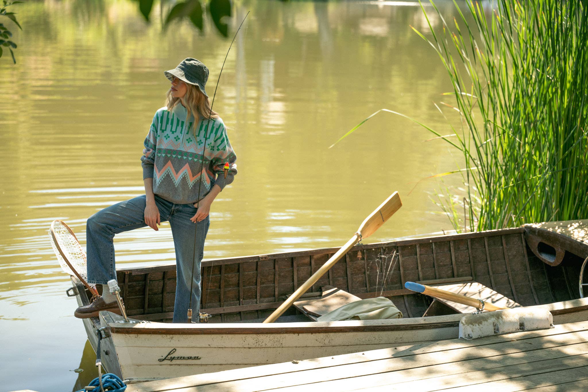 Burgundy Multi GEOMETRIC KNIT MOCK NECK HALF ZIP PULLOVER SWEATER MSW10885 for wholesale on Faire31