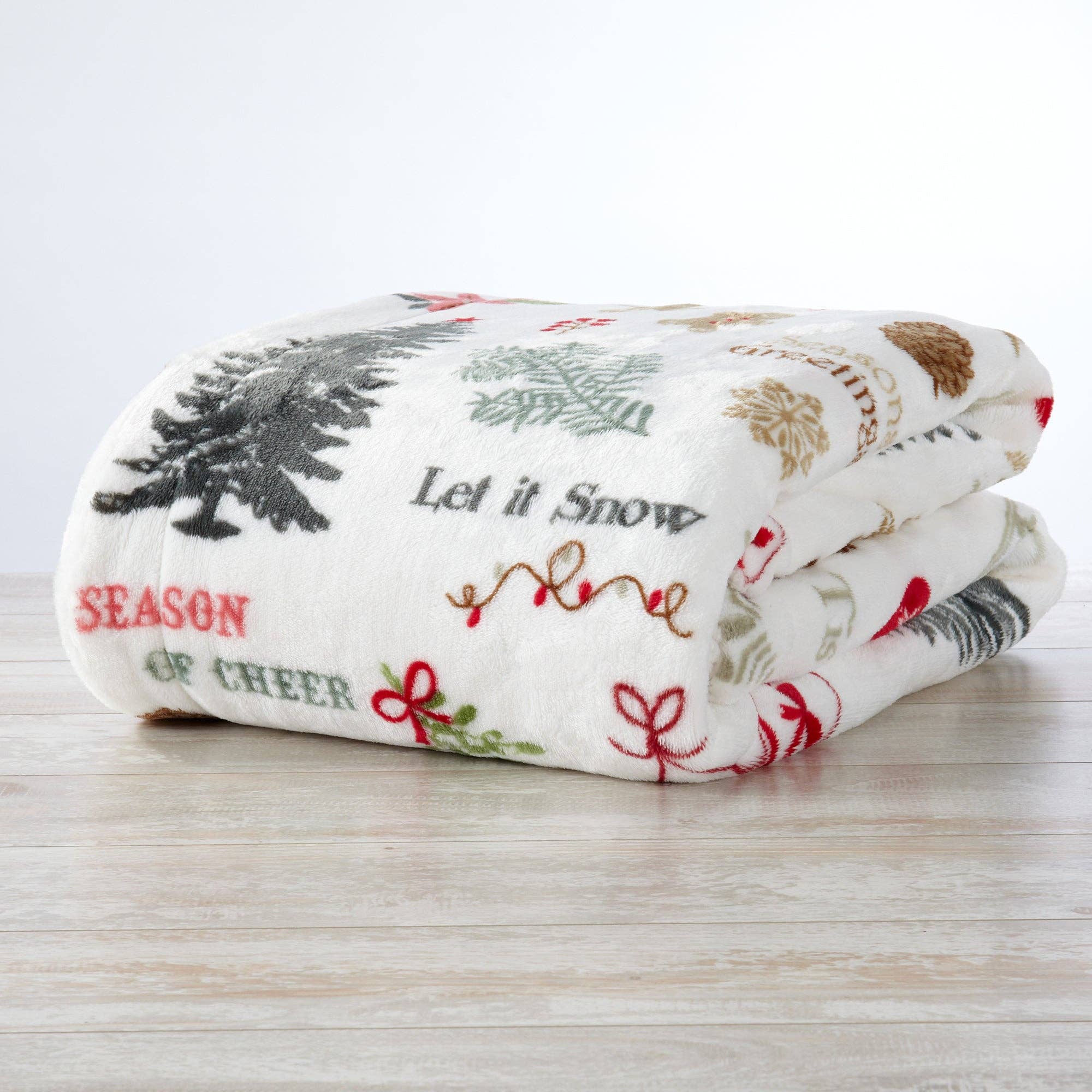 BH Collective - Wholesale Throw Blanket - Throw Blanket - Holiday Printed Sherpa - Eve Collection34