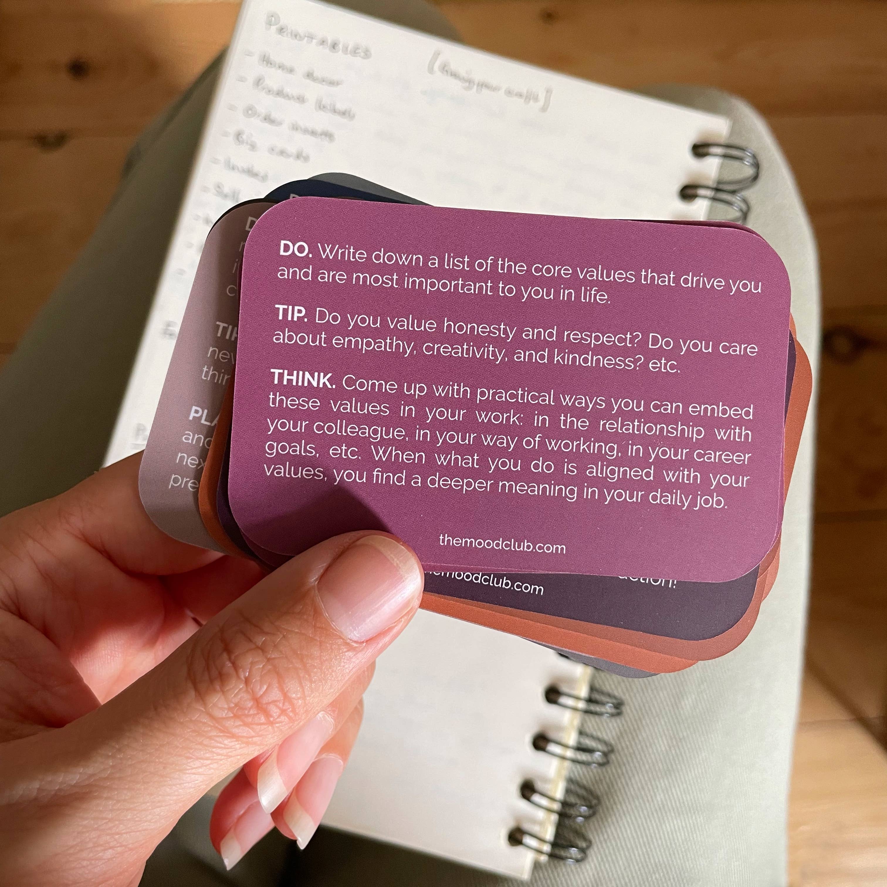 The Mood Club - Wholesale Tarot Cards - Mood Cards for Work - focus & motivational, corporate gifts13