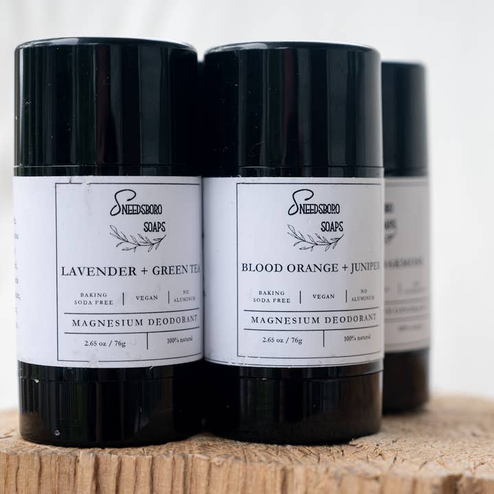 Sneedsboro Soap Company – Desodorizante - Unissexo por atacado – Desodorante Magnésio - Desodorante Natural - Desodorante Sólido